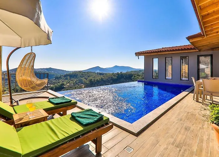 İslamlar 2 Bedroom Secluded With Private Pool Hot Tub * Kalkan