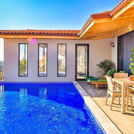 İslamlar 2 Bedroom Secluded With Private Pool Hot Tub Kalkan